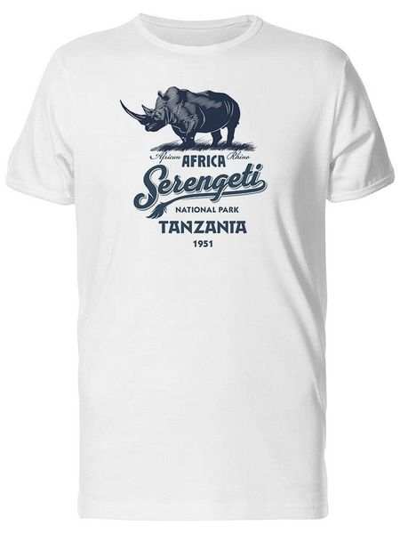 

africa rhino from tanzania men's tee 2019 new plus size mens homme summer short sleeve make your own t shirt
