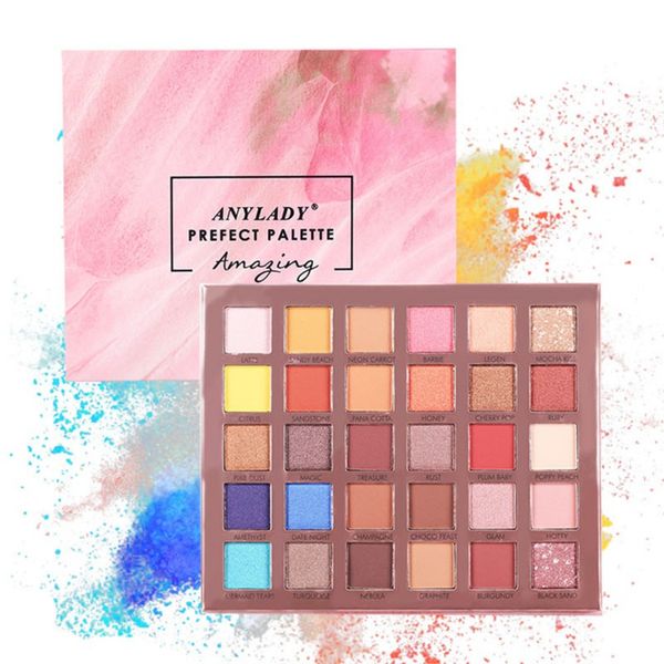 

30-color eyeshadow palette waterproof non-dizzy dyeing shimmer matte eye shadow