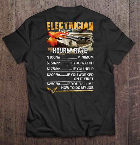 

men t shirt electrician hourly rate version2 women t-shirt
