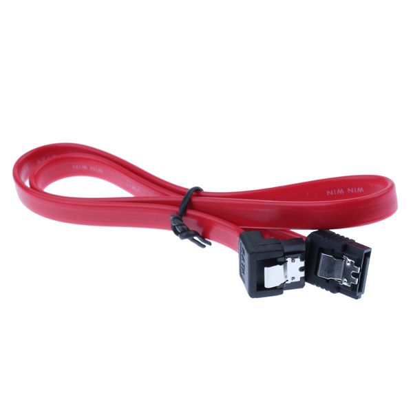 

premium sata cable iii 6gbps hdd sdd data cable with locking latch 20inch red
