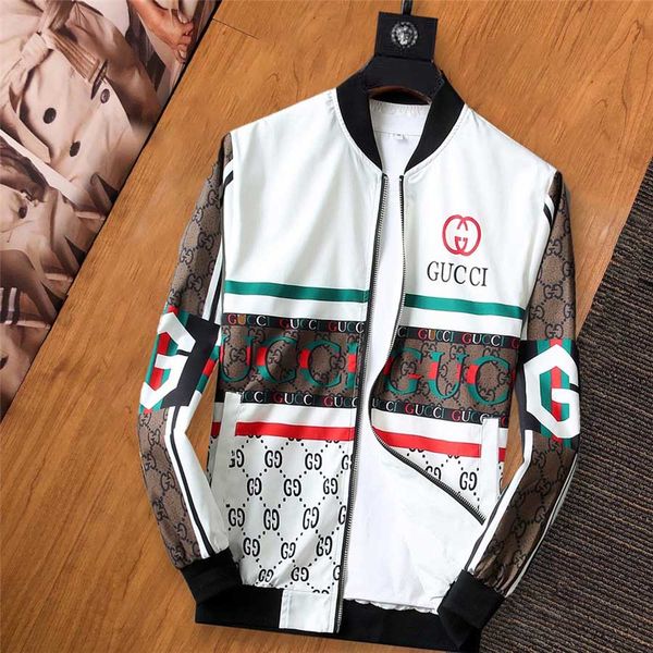 half leather half fabric jacket