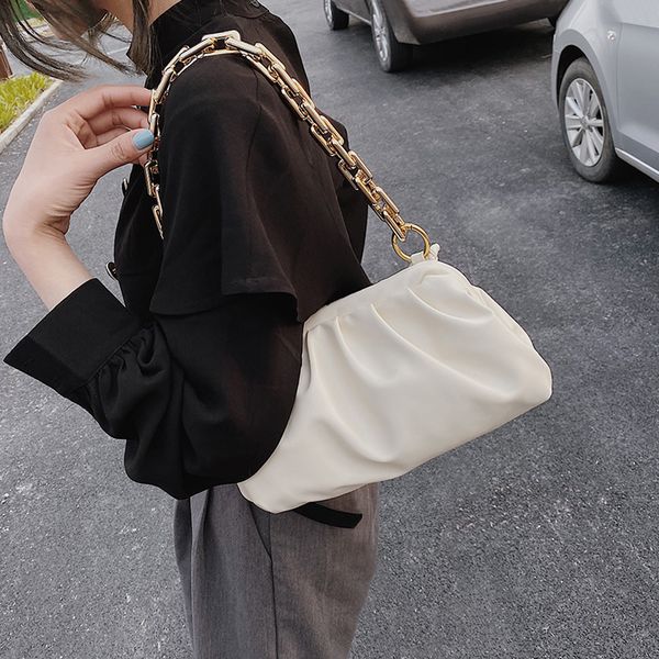

crossbody new pure chain pu bags bags 2021 women fashion color female handbag leather shoulder mlngn, Red;black