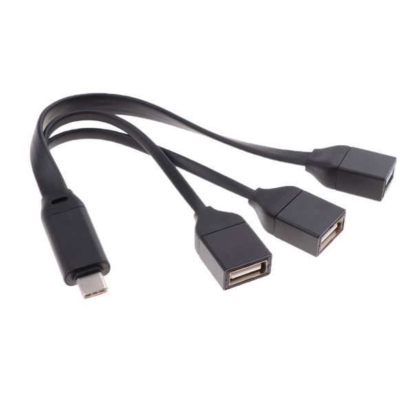 

usb3.1 type c male host to usb 3.0/2.0 female connector hub splitter cable