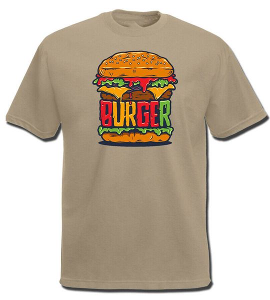 

burger shirt eat street food t-shirt sizes s - 3xl 100% cotton h15 classic unique tee shirt