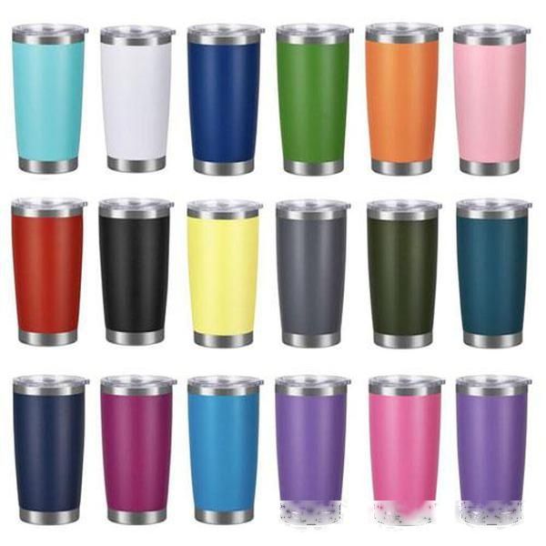 

20oz 30oz car tumbler cups drinkware colorful stainless steel travel ice vacuum insulated coffee water mugs bottle cups 0091home