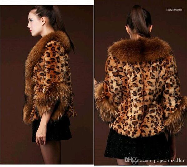 

outwear casual long sleeve women clothing women fashion desigenr faux fur coat thickened warm ladies raccoon faux fur, Black