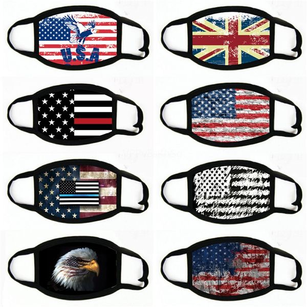 

fashionoutdoor usa flag magic headscarf bandana cycling masks head scarves windproof sport face mask designer mask#544, Black