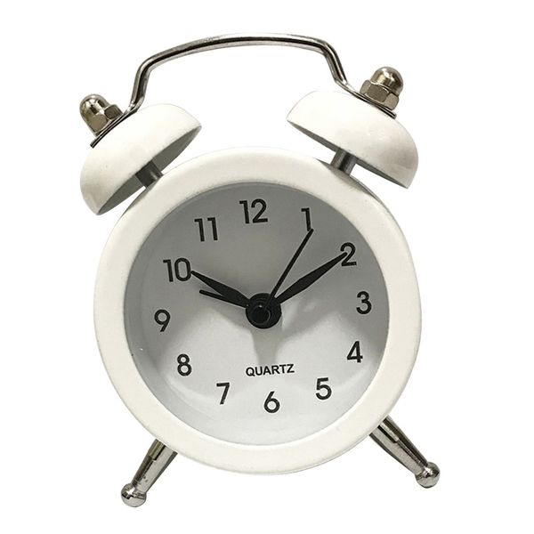 

home office outdoor portable mini quartz dial number round desk alarm clock choice colors