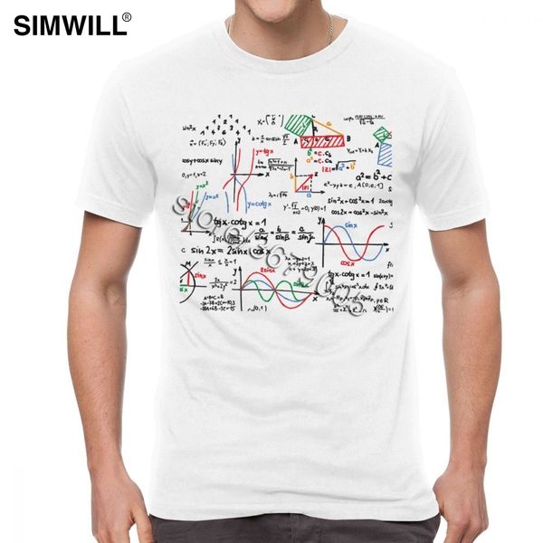 

brand latest tees for men soft cotton math t-shirt short sleeved round neck mathematical leisure t shirt father's gift apparel