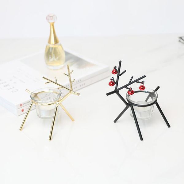 

2pcs deer формы подсвечник подсвечник tealight свадьбы home decor