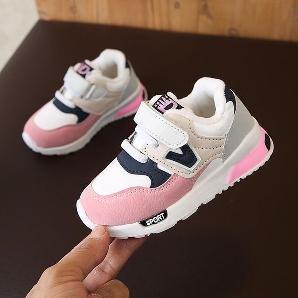 

children shoes for girls sneaker boys sport shoes spring autumn new soft bottom baby toddler flat sneaker kids casual shoes#3, Black