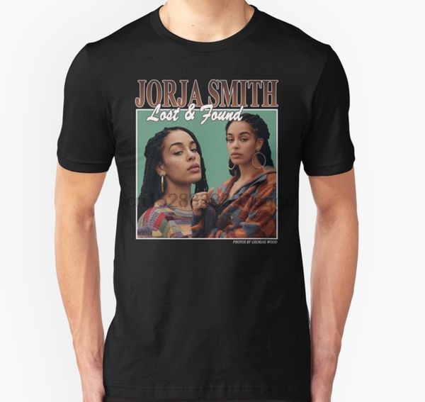 

men short sleeve tshirt jorja smith lost found (homage design) t shirt women t-shirt
