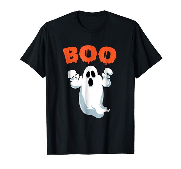 

boo призрак хеллоуин костюм смешные футболки для печати футболки человек с коротким рукавом майка топ тройник o-образным вырезом топы футбол
