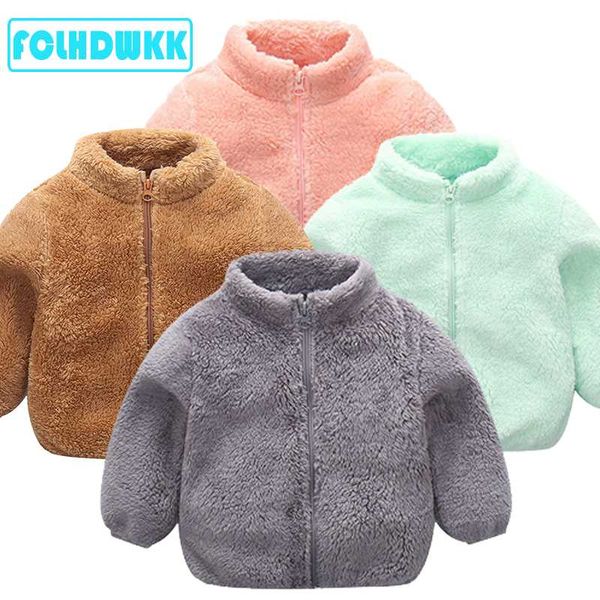 

2020 spring winter coat jacket for girls boys plush warm coat fleece warm jacket snowsuit 1-5y toddler baby outerwear kid, Blue;gray