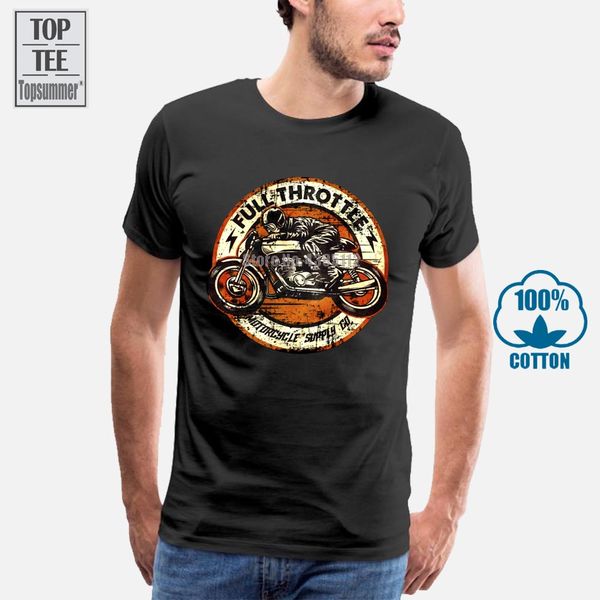 

getshirts geschenke футболка байкер full throttle retro racer