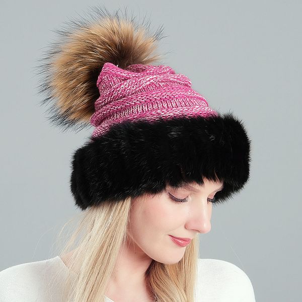 

beanie/skull caps winter hair knitted hat Â· fashion personality women outdoor leisure keep warm, Blue;gray