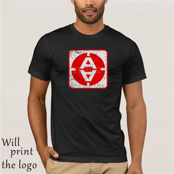 

vintage alpha moonbase door logo t-shirt - scifi tv series space 1999 t-shirt