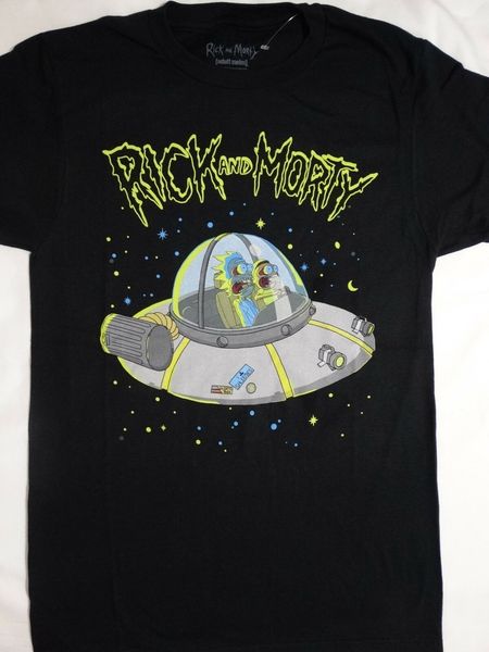

ufo spaceship outer space swim cartoon t-shirt
