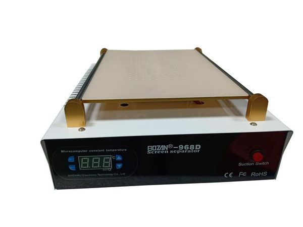 

built-in dual vacuum pump glass lcd screen separator machine 14 inches disassemble tool kit with silicone mat for phone repair