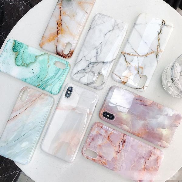 

56 designs fashion granite scrub marble stone rose case soft tpu imd back cover for iphone xr xs max x 8 7 6 6s plus iphone8 iphone7