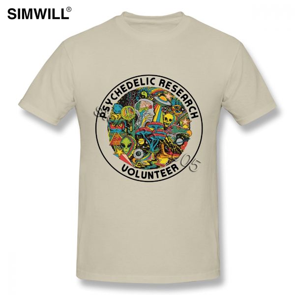 

graphic psychedelic research volunteer tee shirts men round collar short sleeves pure cotton tshirt male regular fit t shirt