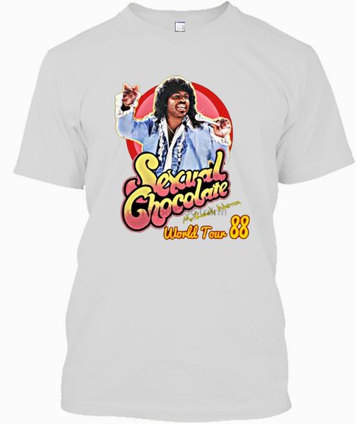 

футболки с коротким рукавом интернет сексуальная шоколадная рэнди уотсон eddy murphy 1988 world tour смешная футболка casual crew ymzplfat