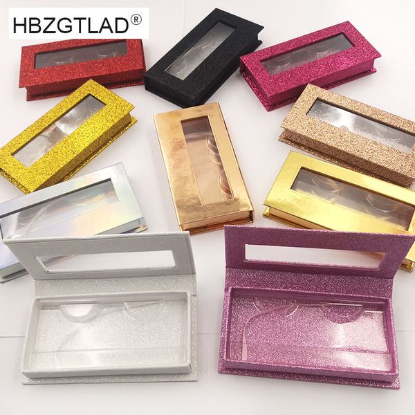 

new 10/30pcs wholesale false eyelash packaging box fake 3d mink eyelashes boxes pink faux cils lash strips case empty