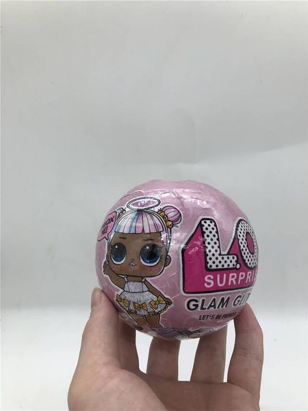 

wholesale glitter series doll magic egg ball action figure toy kids unpacking dolls girls funny dress up gift christmas ing