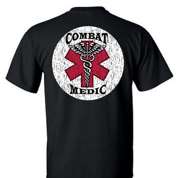 

2020 short sleeve cotton t shirts man clothing grunt combat medic t