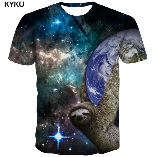 

galaxy wolf animal space 3d print summer 3d print shirts anime kawaii hippie men clothing