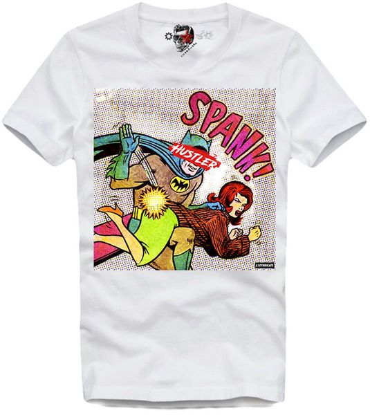 

t shirt spank super hero lichtenstein roy hustler disobey 4409