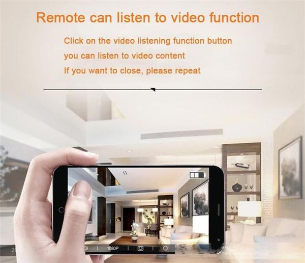 

new hdq15 smart wifi mini camera hd 1080p ip network camcorder 12 ir night vision motion detection sensor car sports action dv dvr