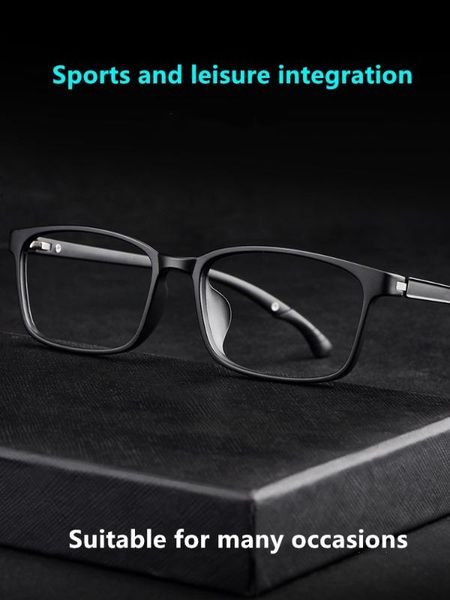 

glasses frame male myopia glasses frame female five-speed adjustable tr light full anti-shedding optical, Black