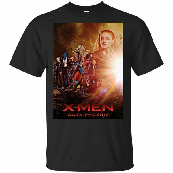 

tee shirt x-men jean grey dark phoenix logo poster 2019 black navy hipster tees summer mens t shirt