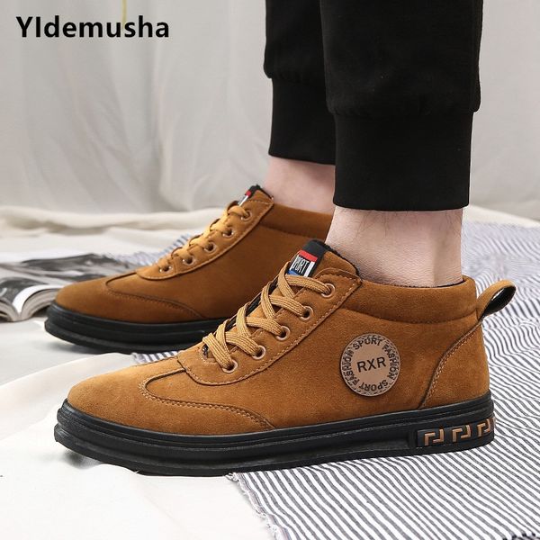 

2020 new men boots men's winter shoes fashion snow boots shoes winter sneakers ankle men black blue footwear