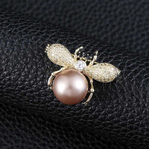 

урожай крошечные искусственный жемчуг bee насекомых брошки булавки с white clear стразы кристалл honey bee шарм протяжку pin рождественский, Gray