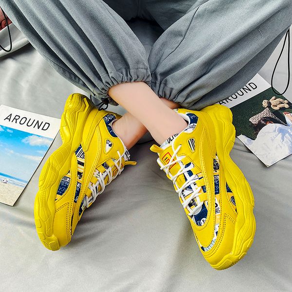 

men's running shoes lightweight outdoor shoes men's casual fashion sports student running breathable, Black