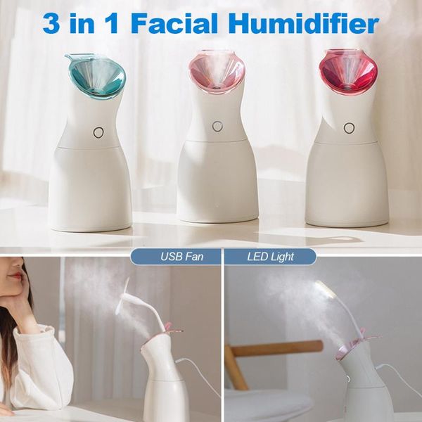

humidifiers air humidifier usb face steamer nano ionic steamers warm mist for women home