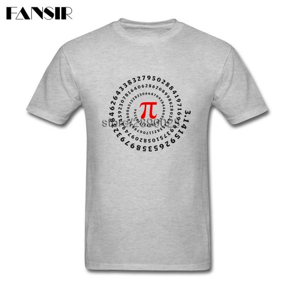 

summer fashion pi science math irrational number sequence t-shirt mens short sleeve o-neck cotton t shirt homme asian size