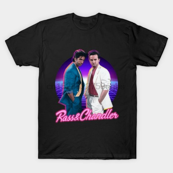 

men tshirt ross &amp chandler friends t shirt women t-shirt tees top