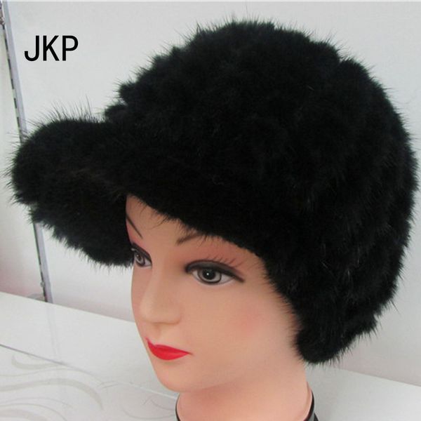 

beanie/skull caps winter genuine hat cap nature knit fashion women headgear, Blue;gray