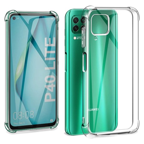 

transparent soft tpu case for huawei p30 p30 lite p20 p10 mate 30 20 10 pro mobile phone case air cushion protective rear cases