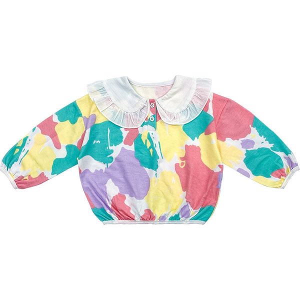 

girls long-sleeved t shirt new autumn soft casual princess clothes toddler kids long sleeve blouse children clothing·, Blue