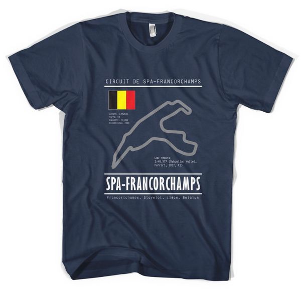 

spa francorchamps tee, race,racecar, track, turbo, belgium grand prix, v62020 brand new clothing mens fashion t shirt t-shirts