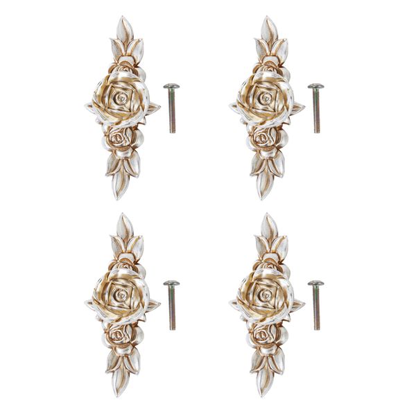 

4шт antique rose кабинет ящик мебель ручка дверей ручка прицепное оборудование