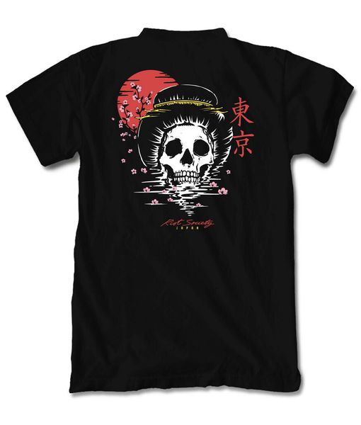 

riot society geisha drowning mens t-shirt present casual tee shirt