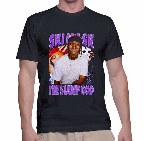 

ski mask -the slump god vintage t-shirts size s-2xl black street wear fashion tee shirt