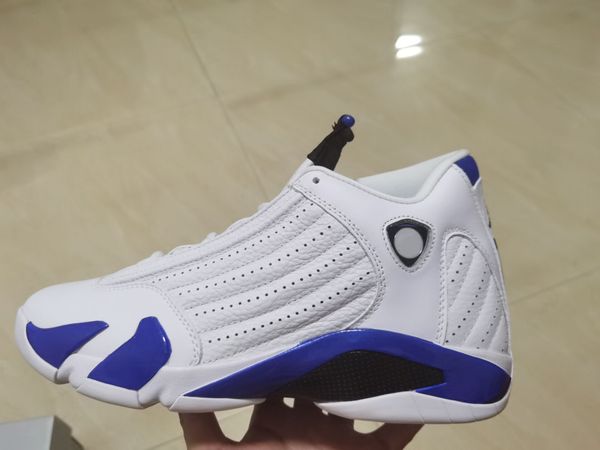 

basketball shoes jumpman 14s men's sneakers hyper royal 487471-104 have large size 12-13 with double box