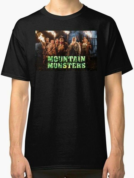

new mountain monsters black tees clothing size s- 2xl new funny tee shirt