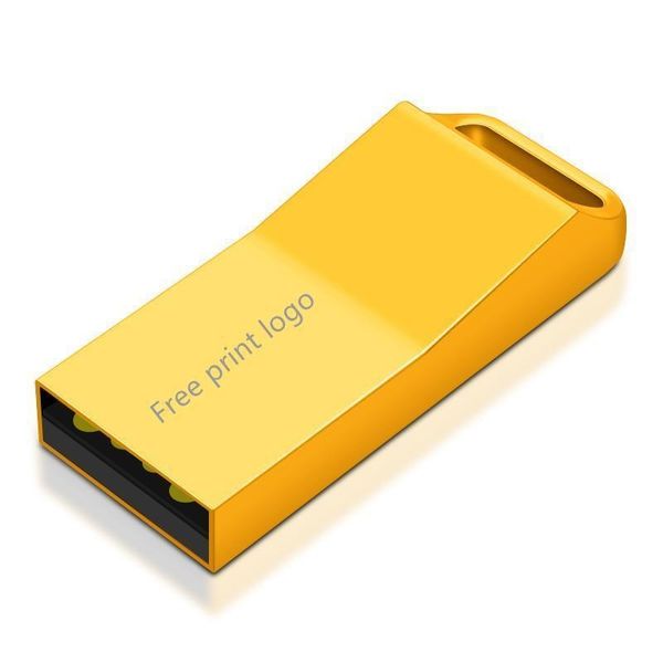 

metal usb flash drive 64gb key cle usb 2.0 pen drive 32gb pendrive 16gb 8gb flash memory stick memoria usb print logo